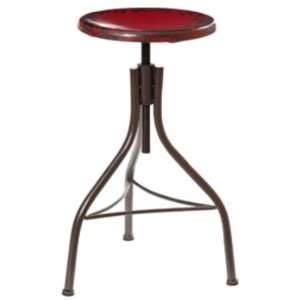  Wilco 76 5157RD Adjustable Metal Stool, Red
