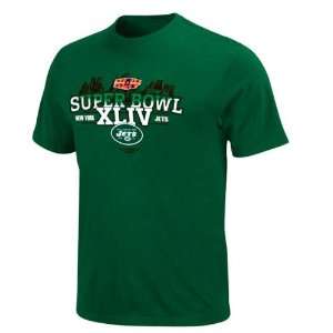   New York Jets On Our Way II Super Bowl XLIV T Shirt: Sports & Outdoors