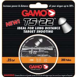 GAMO TS 22 .22 Caliber Pellets (Tin of 200):  Sports 