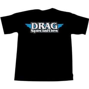    DRAG SPECIALTIES T SHIRT DRAG BLACK LG 3030 3333: Automotive