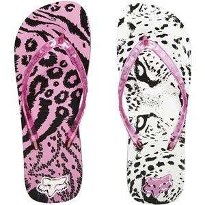  Fox Racing Womens Rockaway Flip Flops   9/White 