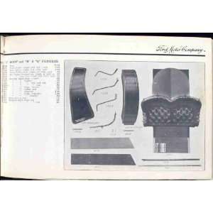  Reprint Ford Motor Company; R body and R & S fenders 