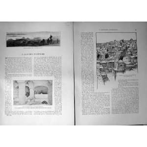   1893 ART JOURNAL MOSQUE AKSA HARAM JERUSALEM BETHANY: Home & Kitchen