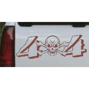  Skull And Cross Bones 4X4 Off Road Car Window Wall Laptop 