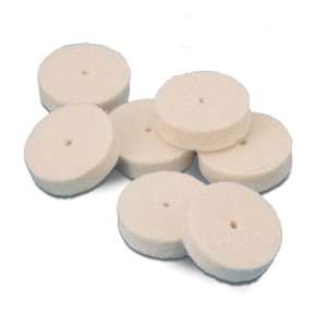  Box/100   1 x 1/8 Soft Felt Wheel Buffs Jewelry