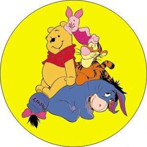  Pooh & Friends Pooh Group Button B DIS 0094 Toys & Games