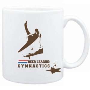   Beer League : Gymnastics   Drunks Tee  Mug Sports: Home & Kitchen