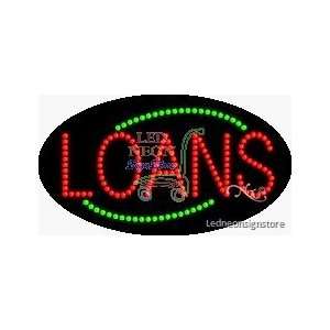  Loans LED Sign 15 inch tall x 27 inch wide x 3.5 inch deep 