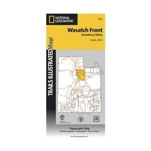  National Geographic Wasatch Front/Strawberry Map   Utah 