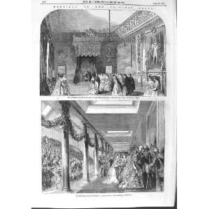  1858 WEDDING PROCESSION PRINCESS ROYAL JAMESS PALACE 