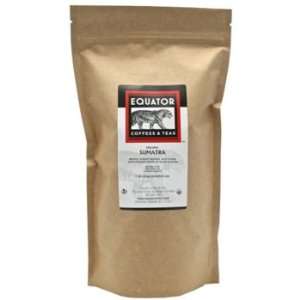 Equator Coffees   Organic Sumatra Coffee Beans   1 lb  