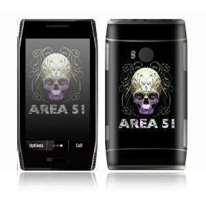Area 51 Design Decorative Skin Cover Decal Sticker for Nokia X7 Cell 