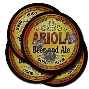  Ariola Beer and Ale Coaster Set: Kitchen & Dining