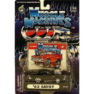    Muscle Machines Black 63 Savoy 02 62 1:64 Scale: Toys & Games