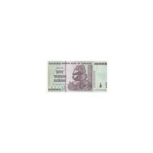  2008 Zimbabwe 50 trillion dollar inflation note Toys 