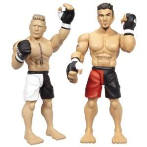  Micro Figure 2Pack Brock Lesnar vs. Frank Mir UFC 100: Toys & Games