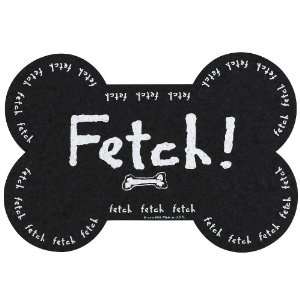 ORE Pet Recycled Rubber Mini Fetch Placemat   Black 