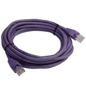  10 Category 5 Ethernet Patch Cable (Purple): Electronics