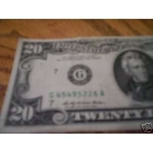  20$ 1969 FEDERAL RESERVE NOTE   BANK OF CHICAGO 