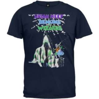  Uriah Heep   Demons And Wizards T Shirt: Clothing