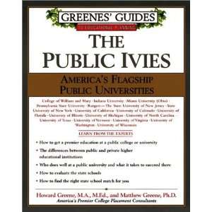 com Greenes Guide to Educational PlanningThe Public Ivies (Greenes 