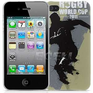  Ecell   RUGBY WORLD CUP 2011 GREY & MOSS GREEN HARD BACK 