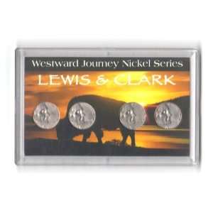  Westward Journey   2005 Lewis & Clark U.S. Nickel 4 Coin 