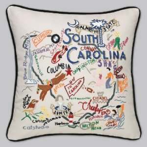  Catstudio South Carolina Pillow * Original Geography 