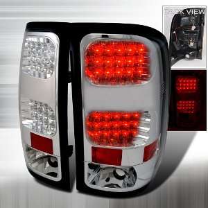  GMC SIERRA 1500/2500/3500 CHROME LED TAIL LIGHTS 