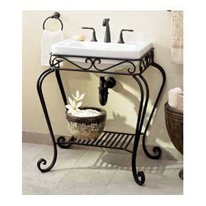 St Thomas Creations Sinks 5152 480 Orleans Wrought Iron Console Stand 