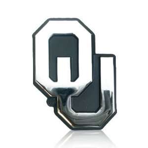  University of Oklahoma Chrome Metal Car Emblem: Automotive