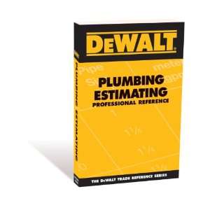  ASP 3721 Yellow DeWALT Plumbing Estimating Professional 