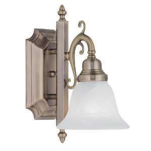  Livex 1281 01 French Regency 1 Light Bathroom Lights in 