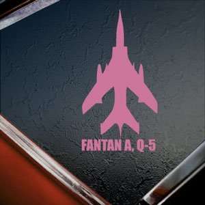  FANTAN A, Q 5 Pink Decal Military Soldier Window Pink 
