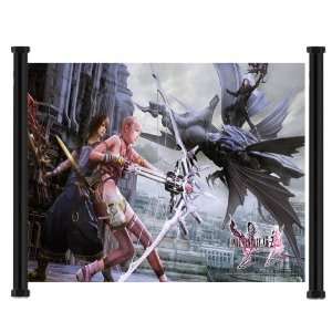 Final Fantasy XIII 2 Game Fabric Wall Scroll Poster (26 