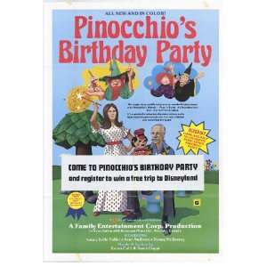  Pinocchios Birthday Party Movie Poster (27 x 40 Inches 