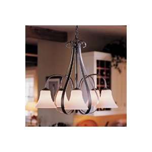  10 1445   22 Sweeping Taper Five Light Chandelier 