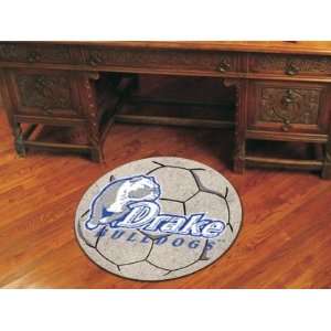   Bulldogs 29 Diameter Soccer Ball Shaped Area Rug