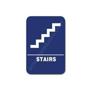  Stairs Sign Blue 1509: Home Improvement