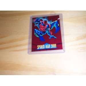 Spider man 1993 marvel universe Red Foil spiderman 2099 trading card 