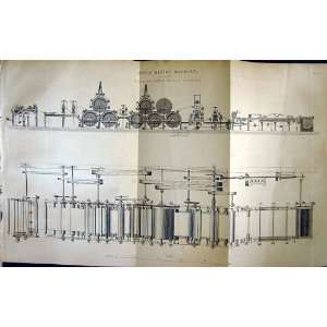  1862 Paper Making Machine George Bertram Engineer