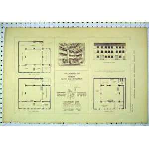  1878 Floor Plan Workshops Mullers Alpha Gas Apparatus 