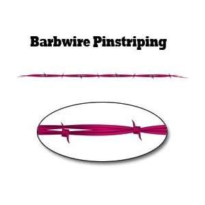   Pink Barbwire Pinstripe Decal   24 L with 3/4 Barbs 