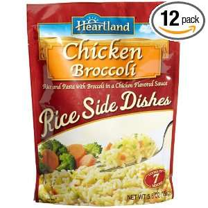 Heartland Rice Side Dish, Chicken Broccoli, 5.5 Ounce Packages (Pack 