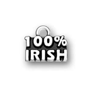  100 Percent Irish Sterling Silver Charm Word Charm 