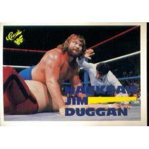  1990 Classic WWF Wrestling Card #65 : Hacksaw Jim Duggan 