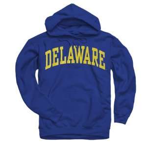  Delaware Fightin Blue Hens Royal Arch Hooded Sweatshirt 