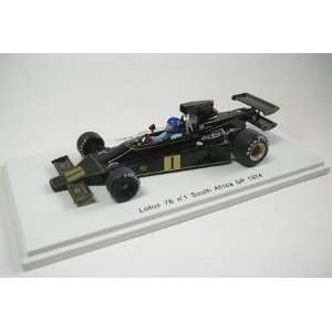  Lotus 76, No.1 South African GP 1974 Ronnie Peterson 1/43 
