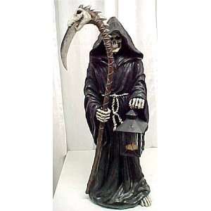  Grim Reaper Memento Mori Candle Holder Statue Death 