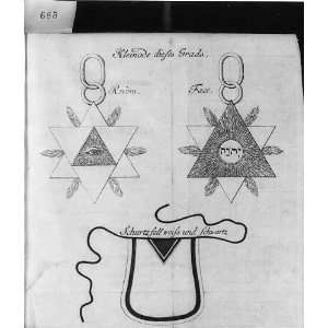   2d Degree,Rosicrucians,Kleinode dieses Grads,Freemason